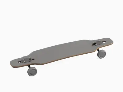 Longboard 04 3D model