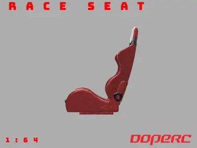 1 64  Race Seat for hotwheels builds 3D print model