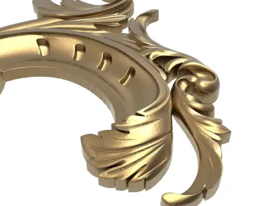 decorative pattern ready for 3D printing 3D model 5