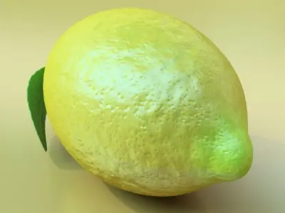 Lemon High Detail 3D model