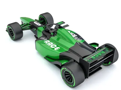 Formula 1 car model 05 Low-poly 3D model