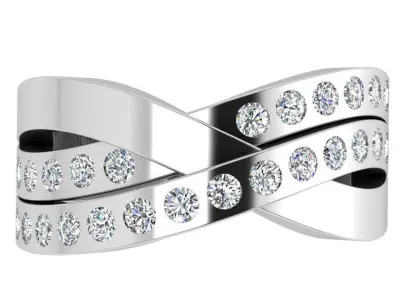 Diamond Twisted Band 4506 3D print model