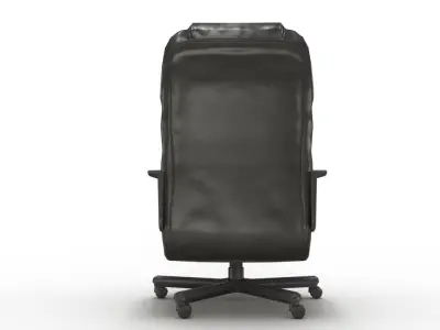 Low Poly Office Chair Low-poly 3D model