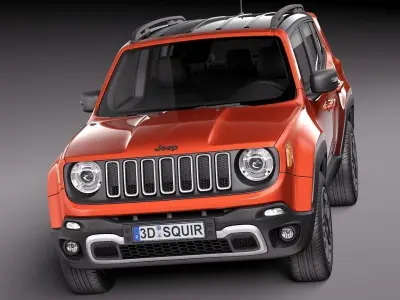 Jeep Renegade 2015 3D model