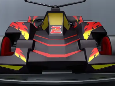 4WD CAR MINI TOY racing 3D model