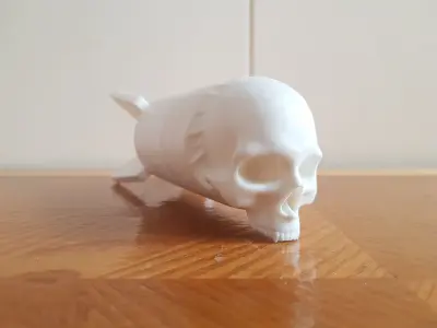 Skull Bomb printable 3D print model