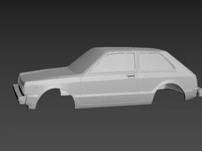 Toyota Starlet kb61 1983 Body For Print 3D print model