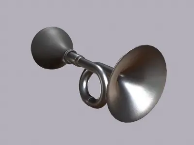 Air Horn Low-poly 3D model
