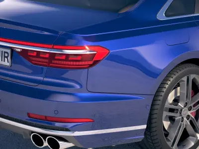 Audi S8 2020 3D model