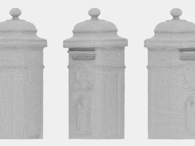 Old Mailbox 3D model