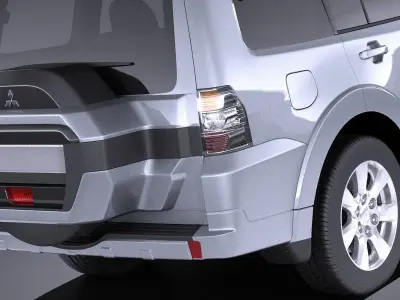 Mitsubishi Pajero Montero 2015 VRAY 3D model