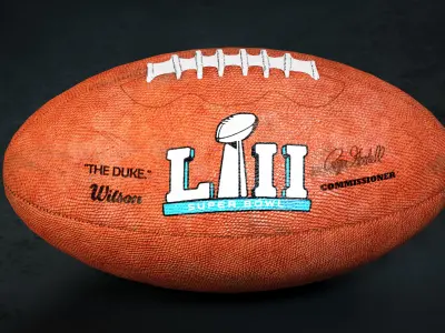 Superbowl football - Low poly 3D model Low-poly 3D model