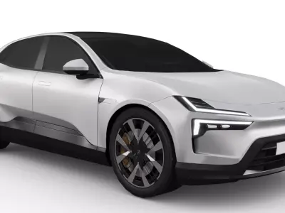 Polestar 4 2024 Low-poly 3D model