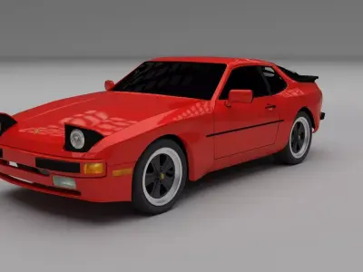 Porsche 944 3D model