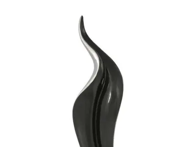 Curve Leaf Cheshunt Sculpture 3D model