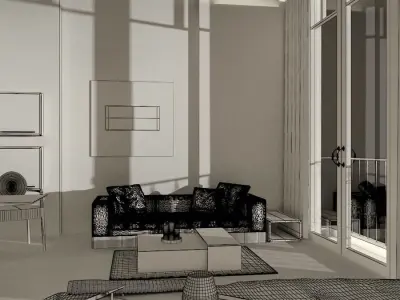 Suite Bed Room 3D model