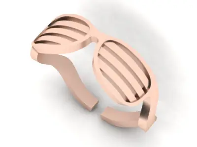 3d-mode eyeglass ring 3D print model