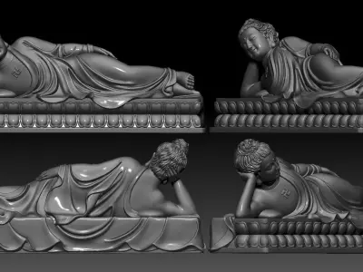 Buddha s Nirvana  3D print model