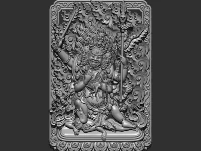 Tibetan Budha 3D print model