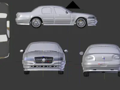 Generic Sedan - Cruiser II 3D model
