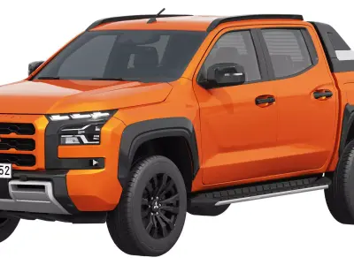 Mitsubishi L200 Triton Athlete 2024 3D model