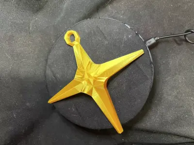 Star Shaped Christmas Ornament 3D print model