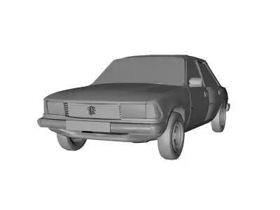 Peugeot Car 60s 3D model