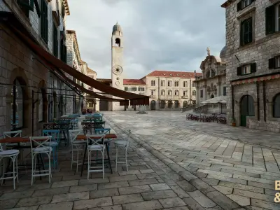 Dubrovnik Old Town Environment Low-poly 3D model