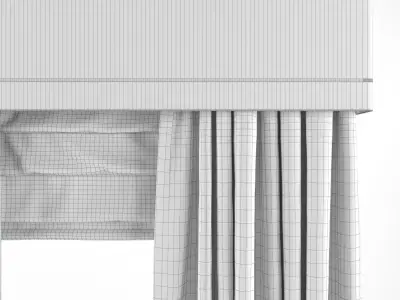 curtain 30 3D model