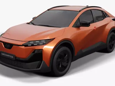 Subaru Uncharted 2026 EV SUV 3D model