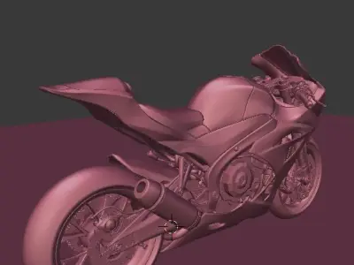 All New GSX-R 1000 2017 3D model
