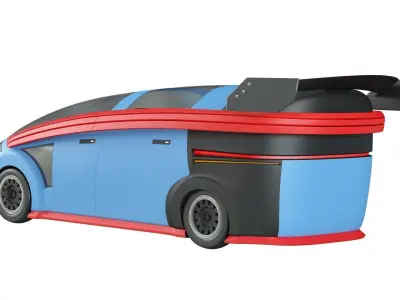 Futuristic  Car Concept 3D model