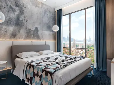 Contemporary and Luxurious Hotel Room Design Low-poly 3D model