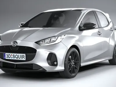 Mazda 2 Hybrid 2024 3D model