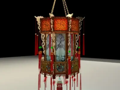 Chinese Palace Lantern 3D model