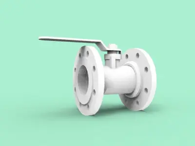 ball valve 3D print model