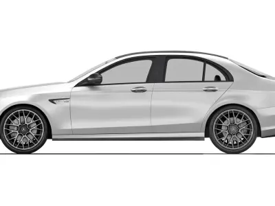 Mercedes-Benz E63 AMG 2021 3D model