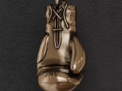 Boxing glove V1 3D print model