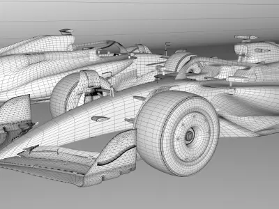 F1 AstonMartin AMR-25 2025 Low-poly 3D model