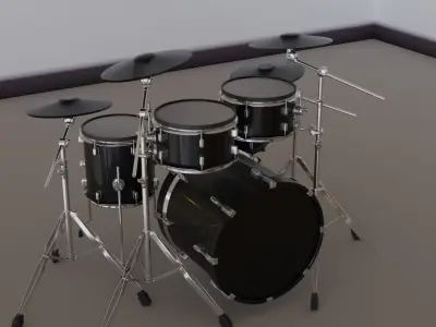 Drums drum 3D model