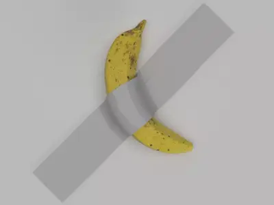 Million dollar banana 3D model