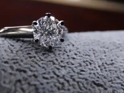 Tiffany Style Diamond Ring 3D print model