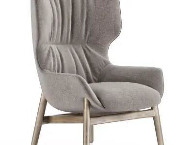 XAYLON armchair By PARLA design Low-poly 3D model