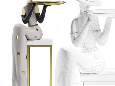 Scandinavian home decor 3D model