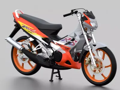 1998 - Honda Nova Dash 125 RS 3D model