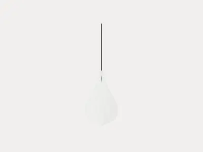 Alva Medium White Low-poly 3D model