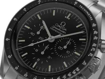 Omega Speedmaster Professional Moonwatch 3D model