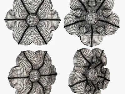 Rosette for cnc 3D print model