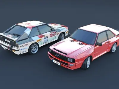 Audi quattro S1 3D model