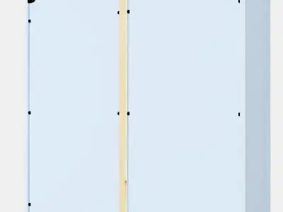 HAVSTA Glass-door cabinet 5 3D model